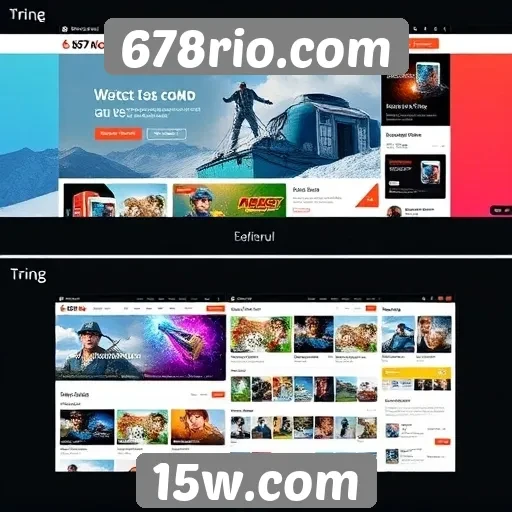 Evolução do design do site 678rio.com ao longo do tempo